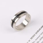 Rare Earth Classic Lady Ring Strong Magnetic Rings PK Magic Tricks Pro Magic Accessories Rings Sliver A - Imagen 4