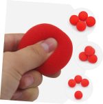 Yardwe 10 Sponge Balls for Parties Performance Accessories Tricks Round Sponge Balls for Babies Mini Halloween Sponge Balls for Parties Performance Balls - Imagen 6
