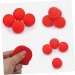 BESTonZON 10 Piezas Bola De Esponja Roja Mágica para Trucos Clásicos Callejeros Accesorios De Actuación Juguete De Truco Adultos Suministros De Mago Esponja Magica Pelota - Imagen 7