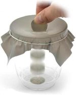 Coin Penetration Plate Coin Thru Rubber Sheet In Cup Magic Trick Mentalism Props Magic - Imagen 4