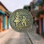 Gemelolandia | 1741 Original Replica Lezo Blas Coin | Unique Collectible Coins For Exclusive and Original Gifts or For Collectors | Hobbies, Entertainment For All Ages, Brass, without gem - Imagen 3