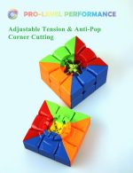 ROXENDA 3x3x3 (9cm) Giant Magic Cube - High Performance Cube Without Stickers, Educational Toy Children and Adults - Imagen 3