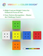 ROXENDA 3x3x3 (9cm) Giant Magic Cube - High Performance Cube Without Stickers, Educational Toy Children and Adults - Imagen 7