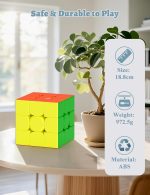 ROXENDA Magic Cube Puzzle 3x3 Giant 18.8CM, Giant Speed Cube for Parties, Family Games and Leisure, Fun Puzzle Toy - Imagen 3