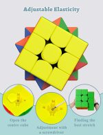ROXENDA Magic Cube Puzzle 3x3 Giant 18.8CM, Giant Speed Cube for Parties, Family Games and Leisure, Fun Puzzle Toy - Imagen 5