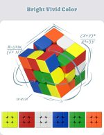 ROXENDA Magic Cube Puzzle 3x3 Giant 18.8CM, Giant Speed Cube for Parties, Family Games and Leisure, Fun Puzzle Toy - Imagen 6