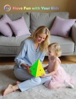 ROXENDA Magic Cube Giant Pyramid Puzzle 27.5 cm, Giant Speed Cube for Parties, Family Games and Leisure, Fun Puzzle Toy - Imagen 7