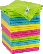 MR.SIGA Microfiber Cleaning Cloths for Windows Microfiber Cloths Dish Cloths, 20 Pieces, 32 x 32 cm