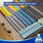 MR.SIGA Microfiber Cleaning Cloths for Windows Microfiber Cloths Dish Cloths, 20 Pieces, 32 x 32 cm - Imagen 3