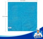 MR.SIGA Microfiber Cleaning Cloths for Windows Microfiber Cloths Dish Cloths, 20 Pieces, 32 x 32 cm - Imagen 8