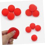 TOYANDONA 10piezas Bolas Esponja Roja Trucos Clásicas para Rendimiento y Comedia Disfraces Cosplay Accesorios De Mago - Imagen 3
