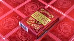 Murphy's Magic Supplies, Inc. Tally-Ho Red (Circle) MetalLuxe Playing Cards by US Playing Cards, Gold, Red, (72086) - Imagen 5