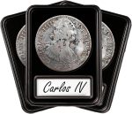 IMPACTO COLECCIONABLES | Moneda española auténtica de 8 Reales, el Primer dólar de América | Carlos IIII (1793–1808) | Coleccionable histórico Certificado en Estuche Protector - Imagen 4