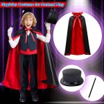 Heyzeibo Magic Game, Magic Tricks with Instructions for Every Trick for Kids Ages 6 7 8 9 10 11 12 Years Old Boys Girls Wizard Costume - Imagen 3