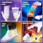 Heyzeibo Magic Game, Magic Tricks with Instructions for Every Trick for Kids Ages 6 7 8 9 10 11 12 Years Old Boys Girls Wizard Costume - Imagen 4