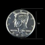 Jumbo Magic Coin - Silver, 7.5 cm Diameter, Metal Material, Surprise End for Coin Tricks - Imagen 5