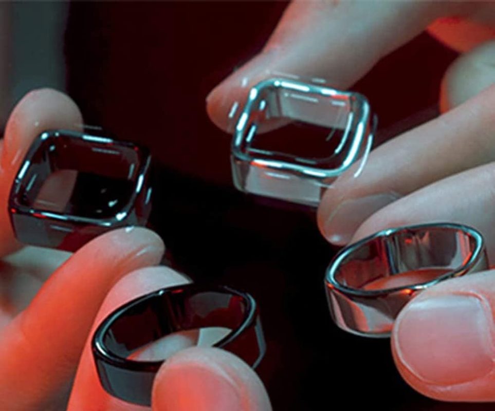 ZQION Ambi Ring - Silver Magic Tricks Circle Square Magic Ring Tricks Magician Accessories Close Up Magic Illusion