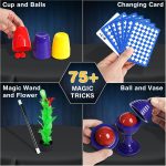 Kids Games Magic Game with Magic Hat & Magic Wand & Instructions, Toys Gift Kids 6 7 8 9 10 11 12 Years, 75+ Magic Tricks - Imagen 4