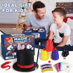 Kids Games Magic Game with Magic Hat & Magic Wand & Instructions, Toys Gift Kids 6 7 8 9 10 11 12 Years, 75+ Magic Tricks - Imagen 7