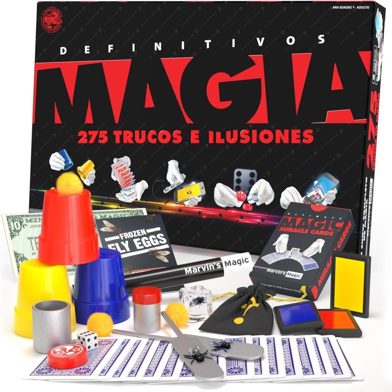 Marvin's Magic - 275 Ultimate Magic Tricks - Magic Set - Kids Toys for Birthday and Christmas Gifts - Age 8+
