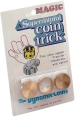 Bristol Novelty -MC011 Magic Trick Coin, Gold, One Size (MC011) - Imagen 2