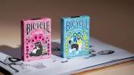 US Playing Card Co. Cat on Bike Card Game (Pink) - Imagen 6