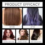 Hair Dye Shampoo Natural Hair Coloring Shampoo Vegetable Coloring Shampoo, Color Hair in Minutes, Shampoo 3 to Cover Gray Hair, Easy to Use (Light Brown, 200ml) - Imagen 4