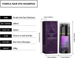 Hair Dye Shampoo Natural Hair Coloring Shampoo Vegetable Coloring Shampoo, Color Hair in Minutes, Shampoo 3 to Cover Gray Hair, Easy to Use (Light Brown, 200ml) - Imagen 7