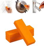 Stainless Steel Scratch Eraser Kit, 3 Magic Rust Remover Erasers for Cleaning and Removing Water Stains and Rust on Kitchen Appliances and Utensils