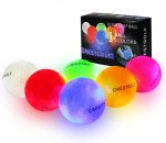 Kofull Pack of 6 LED Golf Balls for Night Training, Golf Balls, Bright Distance Balls, Assorted Colors (Pink, Blue, Red, Green, White and Yellow), Blue, White, Orange, Red, Pink, Green - Imagen 7