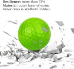 Kofull 12pcs/Pack Golf Balls Mini Golf Balls Colorful Golf Practice Balls Training Golfs (Multicolor) - Imagen 3