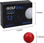 Kofull 12pcs/Pack Golf Balls Mini Golf Balls Colorful Golf Practice Balls Training Golfs (Multicolor) - Imagen 6