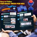 Magic Game Wizard Costume to Play Magic Tricks with Instructions for Every Trick for Kids Ages 6 7 8 9 10 11 12 Years Old - Imagen 5