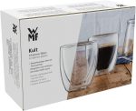 WMF Kult – Set of 6 Espresso Coffee Cups 80 ml Double Walled Thermal Floating Effect Made of Heat Resistant Brorosilicate Glass - Imagen 8