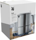 WMF Kult Italian Coffee Maker 300 ml 6 Cup Cromargan Matte Stainless Steel Induction Dishwasher Safe - Imagen 5