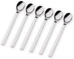 WMF Nuova – Set of 6 Latte Macchiato Spoon 19 cm, Polished Stainless Steel, Cromargan, Dishwasher Safe - Imagen 4