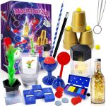 Magic Kit, Magic Set with Instructions to Perform Every Trick, Gift Toys for Kids Age 6 7 8 9 10 11 12 Years Old