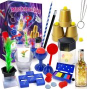Magic Kit, Magic Set with Instructions to Perform Every Trick, Gift Toys for Kids Age 6 7 8 9 10 11 12 Years Old