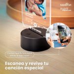 Personalised Spotify Lamp with Photo – With Base or Frame – Design with Song Code – Original Gift for Couples or Friends - Imagen 6
