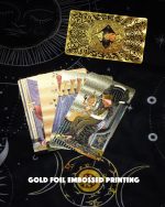 Waite Gold Foil 78 Piece Classic English Tarot Deck with Guide PVC Waterproof Design Medieval Style - Imagen 4