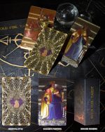 Waite Gold Foil 78 Piece Classic English Tarot Deck with Guide PVC Waterproof Design Medieval Style - Imagen 5