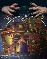 Waite Gold Foil 78 Piece Classic English Tarot Deck with Guide PVC Waterproof Design Medieval Style - Imagen 6
