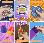 OSDUE Magic Game, 24+ Classic Magic Tricks, Magic Kit with Instruction Manual and Video Tutorial, Magic Secrets Game for Toddlers, Boys, Girls, Beginners - Imagen 4