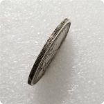Antique Crafts American 1798 Silver Dollar Silver Plated Brass #018 - Imagen 4