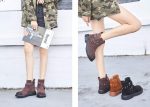 Women's Retro Brown Winter Boots - Imagen 4