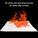 10/20 Pcs Glitter Fire Paper 50 x 20 cm Ash Free Smoke Paper Trick Paper Fast Burning - Imagen 5