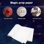 10/20 Pcs Glitter Fire Paper 50 x 20 cm Ash Free Smoke Paper Trick Paper Fast Burning - Imagen 7