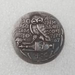 Ancient Greek Commemorative Coin Silver Dollar Decoration Coin Ancient - Imagen 2