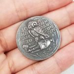 Ancient Greek Commemorative Coin Silver Dollar Decoration Coin Ancient - Imagen 4