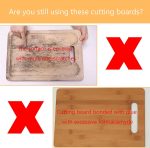 Round Cutting Board with Handle - Flexible, Plastic, Heavy Duty - Kitchen with Handles - Imagen 4